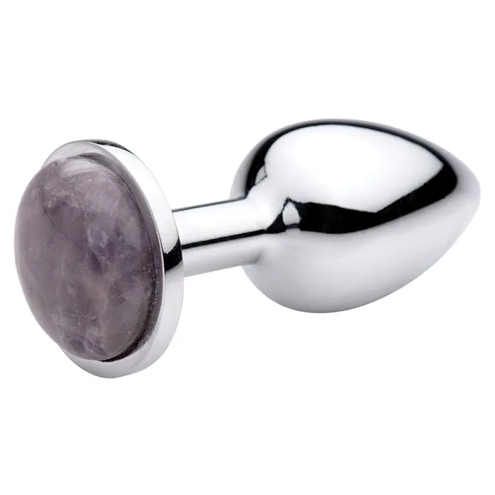 XR Brands Male Sex Toys Booty Sparks Gemstones Amethyst Gem Anal Plug
