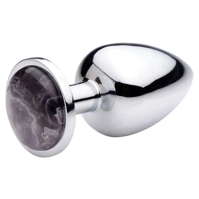 XR Brands Male Sex Toys Booty Sparks Gemstones Amethyst Gem Anal Plug