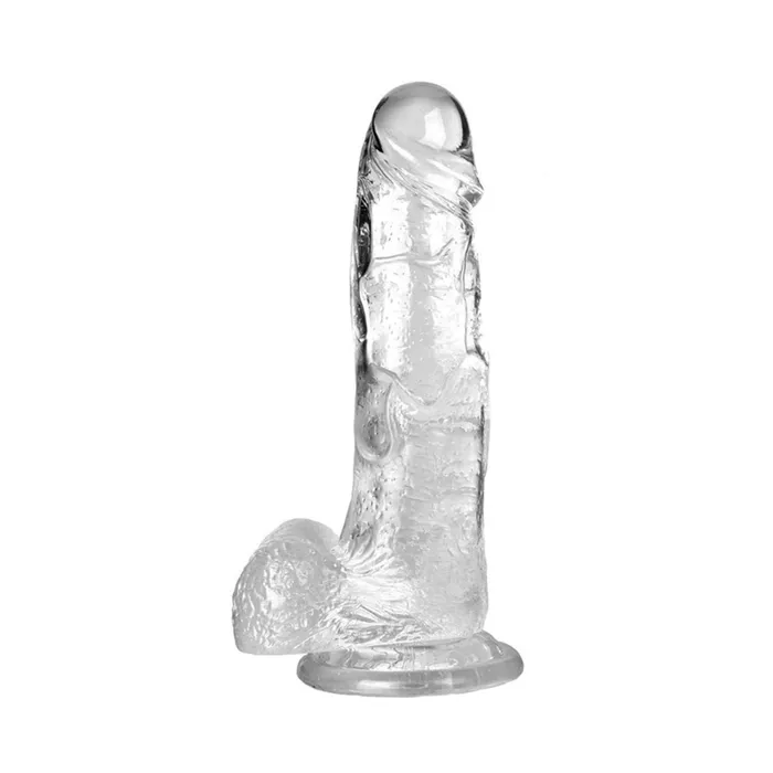 Dildos Earlypeach 8 Inch Realistic Dildo in Crystal Clear