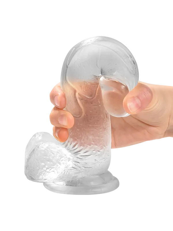 Dildos Earlypeach 8 Inch Realistic Dildo in Crystal Clear