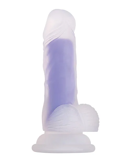 Evolved Novelties INC Vibrators Evolved Mini Luminous Dildo Purple