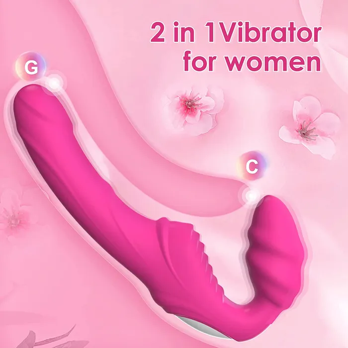 Female Sex Toys Sohimi Dual Motor Dildo 180 Flexible Silicone Vibrator Vaginal GSpot Stimulator