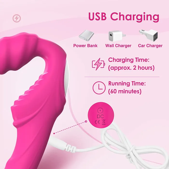 Female Sex Toys Sohimi Dual Motor Dildo 180 Flexible Silicone Vibrator Vaginal GSpot Stimulator