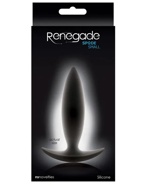 Ns Novelties INC Anal Renegade Spade Butt Plug Black