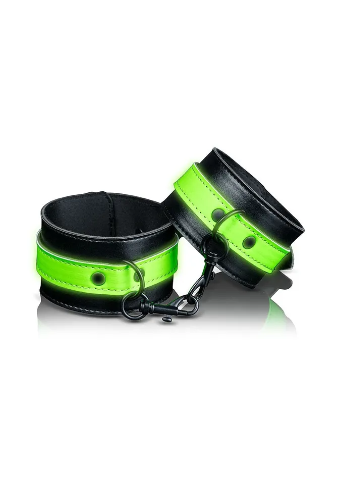 Shots America Dildos Ankle Cuffs Glow In The Dark