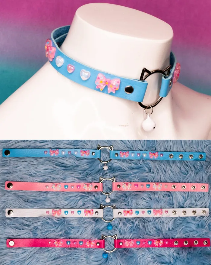 The Kinky Peach Vibrators Spoiled Kitty Choker