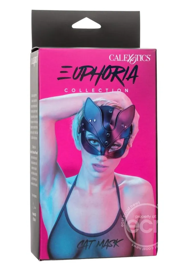 Anal Cal Exotics Euphoria Collection Cat Mask Black