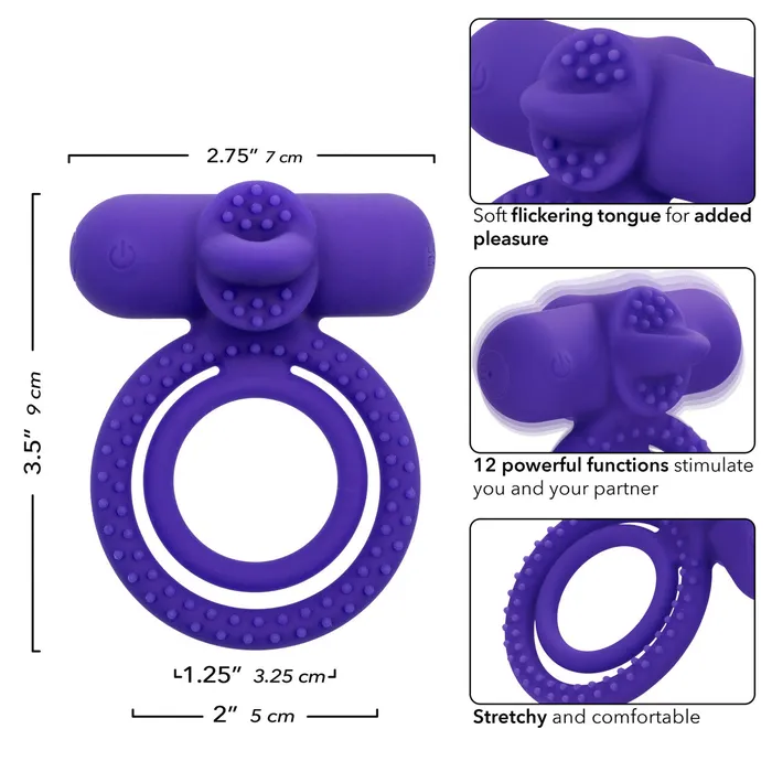 Cal Exotics Female Sex Toys Silicone Rechargeable Dual Climaxer Cal Exotics Female Sex Toys Silicone Rechargeable Dual Climaxer