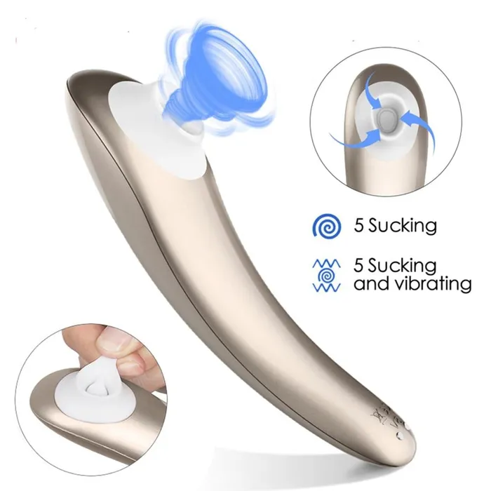 Female Sex Toys Poweful Oral Sex Nipples Clitoral Sucker Own Pleasures