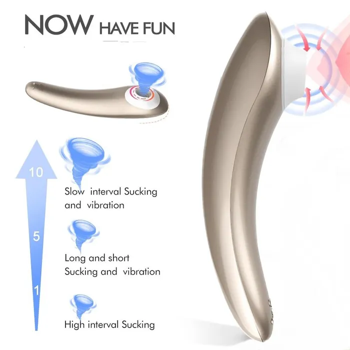 Female Sex Toys Poweful Oral Sex Nipples Clitoral Sucker Own Pleasures