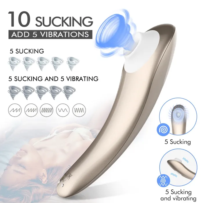 Female Sex Toys Poweful Oral Sex Nipples Clitoral Sucker Own Pleasures