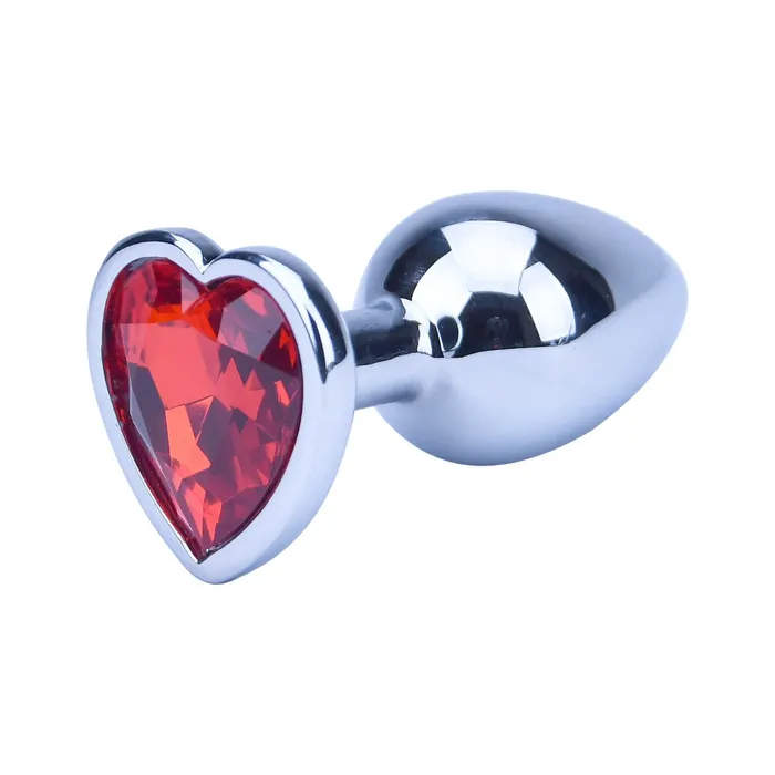 NNN Retail Ltd Anal Precious Metals Heart Shaped Butt Plug Silver