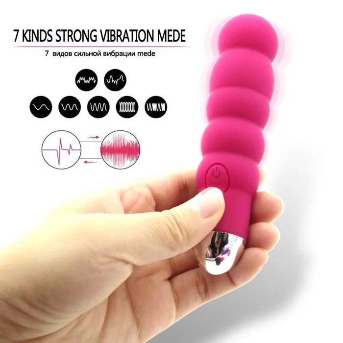Own Pleasures 7 Speed Magic Wand Mini Bullet Vibrator Female Sex Toys