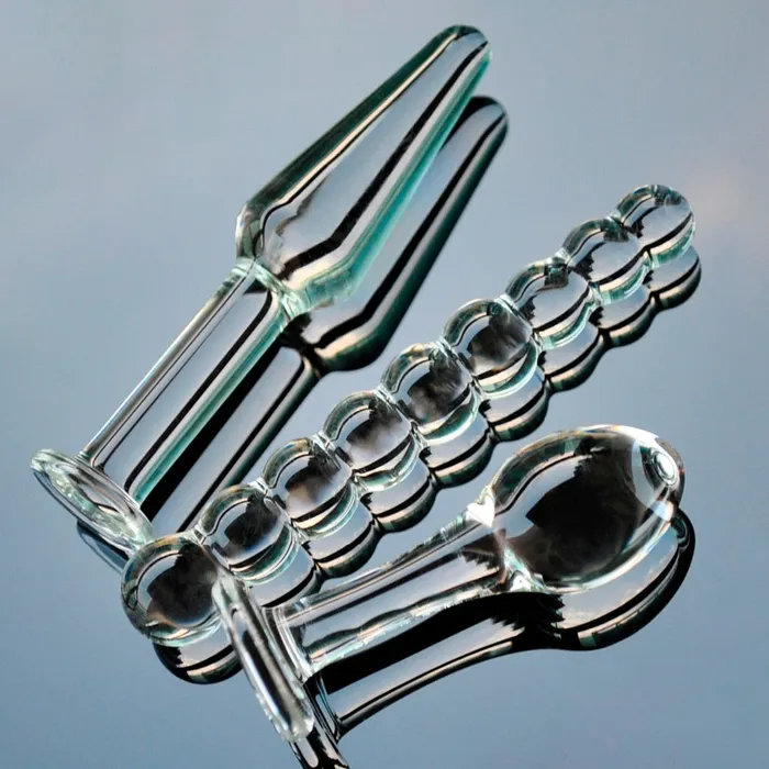 Own Pleasures Anal 3pcs Crystal Anal Sex Toy
