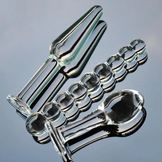 Own Pleasures Anal 3pcs Crystal Anal Sex Toy