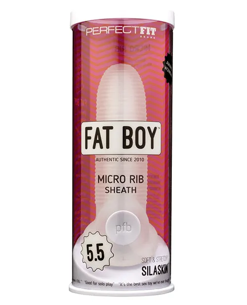 Perfect Fit Fat Boy Micro Ribbed Sheath 55 Perfect Fit Anal