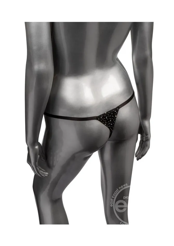 Radiance Crotchless Thong Black Cal Exotics Anal