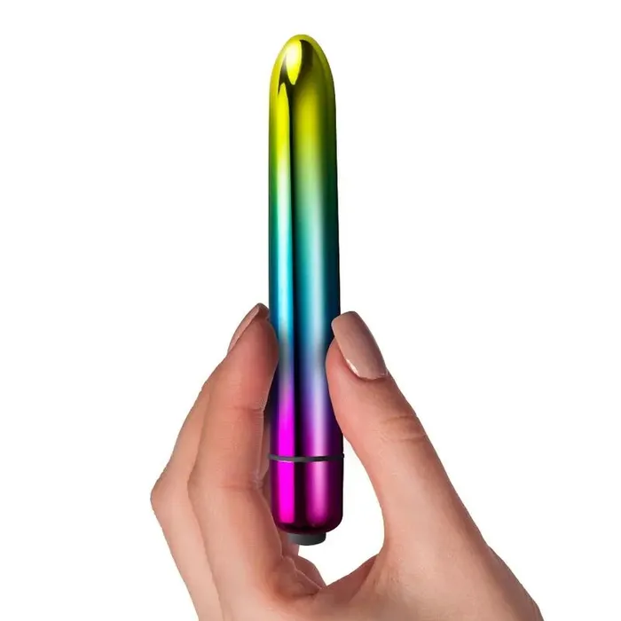 Rocks Off Vibrators Rocks Off Prism Metallic Rainbow 140mm