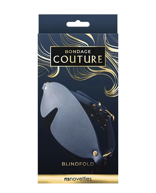 Vibrators Bondage Couture Vinyl Blindfold Blue NS Novelties