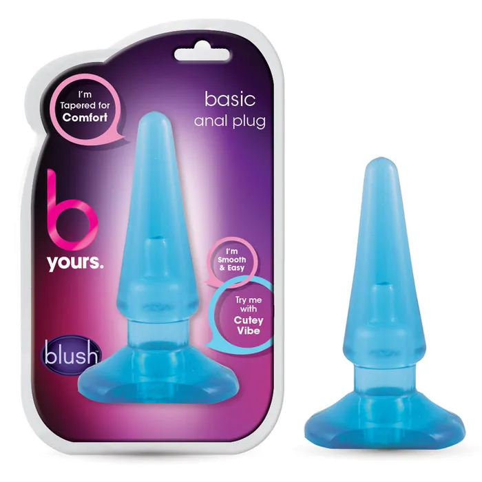 Anal Blush B Yours Basic Anal Plug Blue