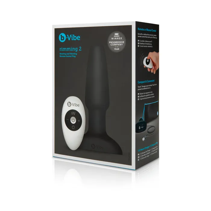 Anal COTR Inc bVibe Rimming 2 Rotating and Vibrating Remote Control Plug Black Anal COTR Inc bVibe Rimming 2 Rotating and Vibrating Remote Control Plug Black