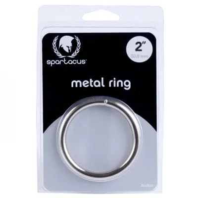 Anal Landco Spartacus Seamless Stainless Ring 2 Silver Black