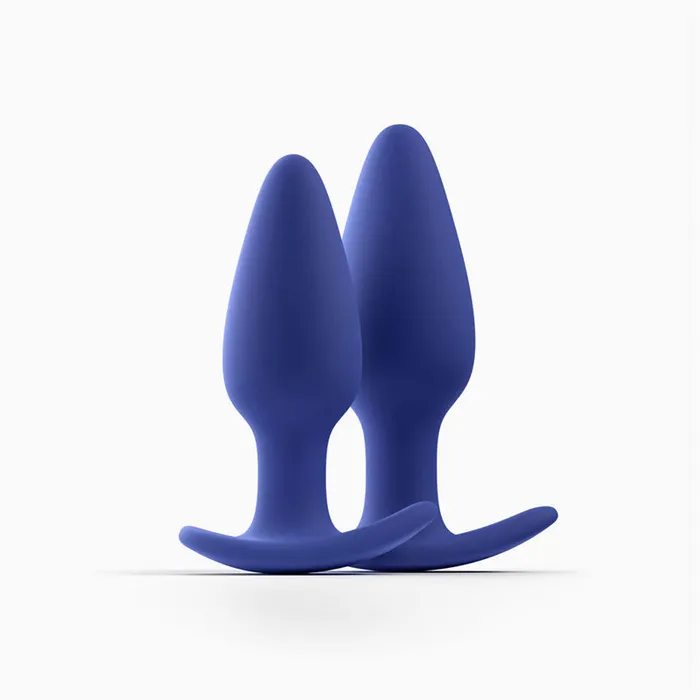 Anal Sake International L Biird Regii 2Piece Anal Plug Set Blue