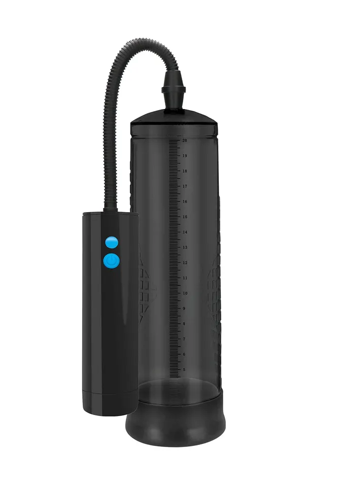 Anal Shots Toys Pumped Extreme Power Rechargeable Auto Pump Black