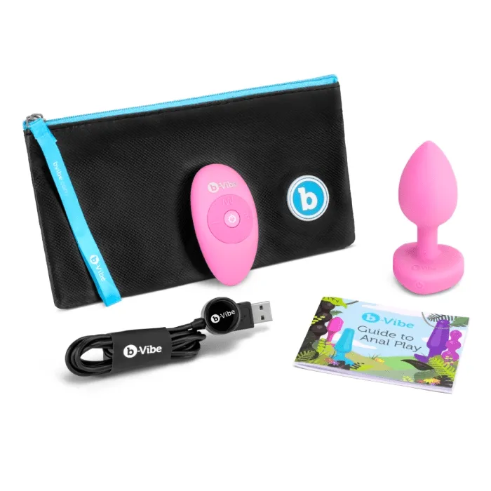 bVibe Anal VIBRATING HEART PLUG SM