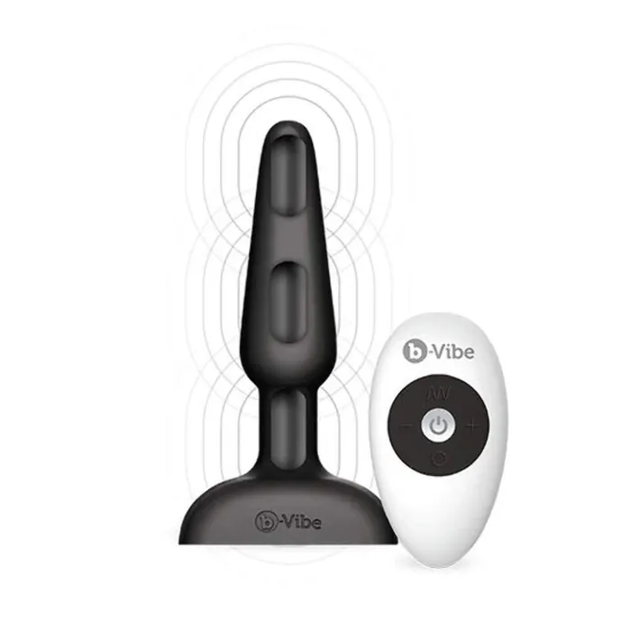 BVibe Trio Plug RemoteControlled Premium Vibrating Anal Plug 43X 125 Black bVibe Anal BVibe Trio Plug RemoteControlled Premium Vibrating Anal Plug 43X 125 Black bVibe Anal