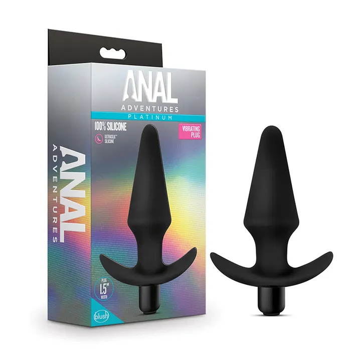 Blush Anal Adventu Plat Sili Vibrating Plug Bk Anal