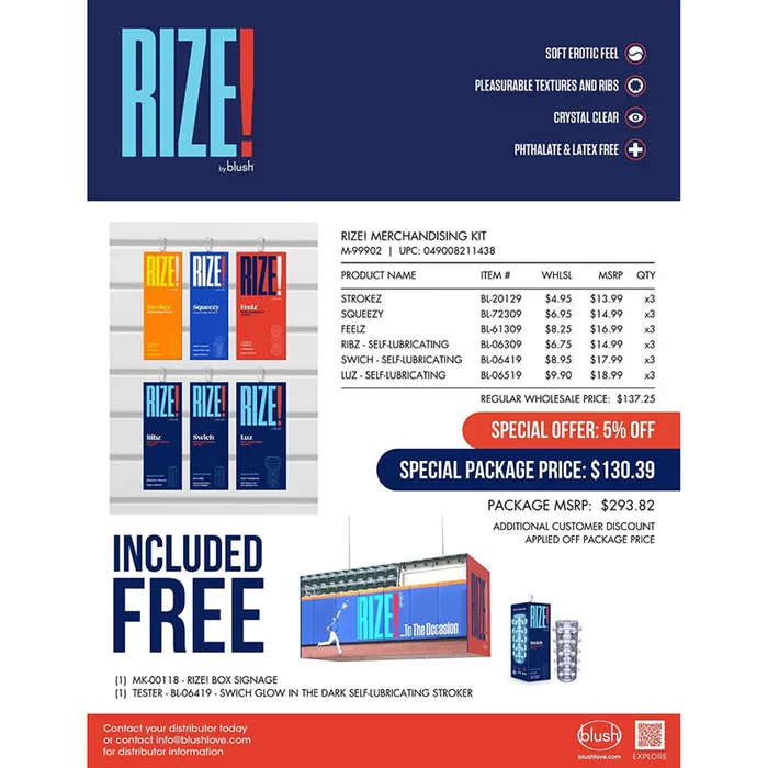 Blush Couples Rize Merchandising Kit