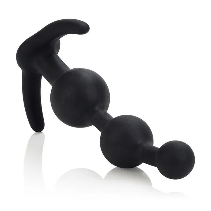 Booty Call Graduated Silicone Booty Beads Black CalExotics Anal