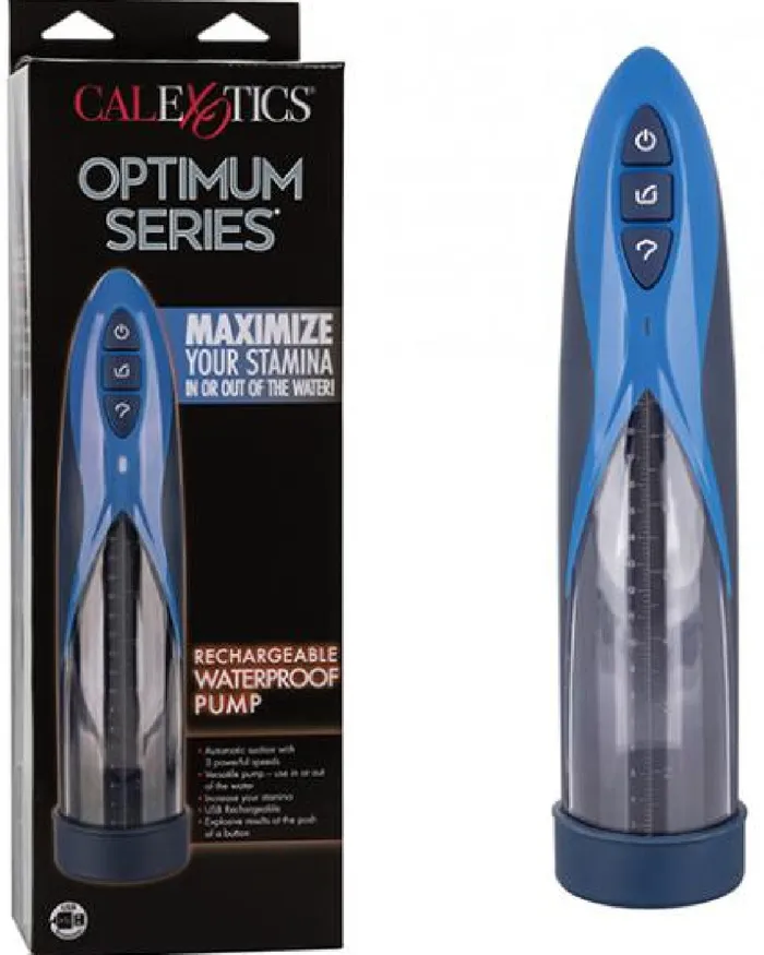 CalExotics Max Stamina Rechargeable Waterproof Penis Pump Male Sex Toys