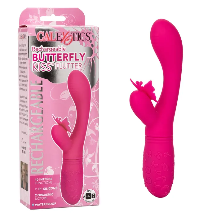 CalExotics Vibrators Butterfly Kiss Flutter Pink
