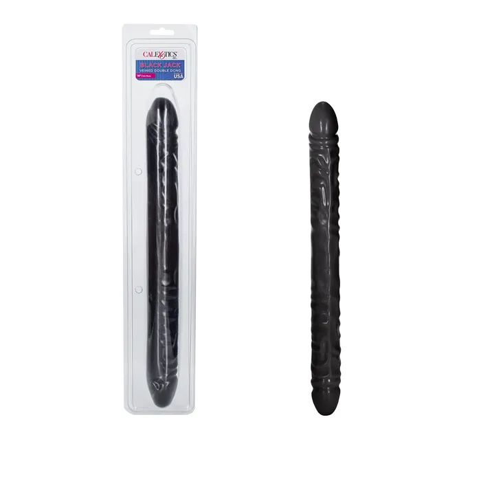 California Exotic Novelties Dildos California Exotics Veined Double Dildo Black 18 Inches California Exotic Novelties Dildos California Exotics Veined Double Dildo Black 18 Inches