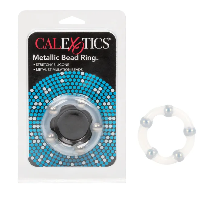 California Exotics Metallic Bead Ring CalExotics Male Sex Toys
