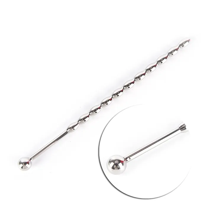 CHASTITY CAGE CO Male Sex Toys Beaded Urethral Stretcher Penis Plug