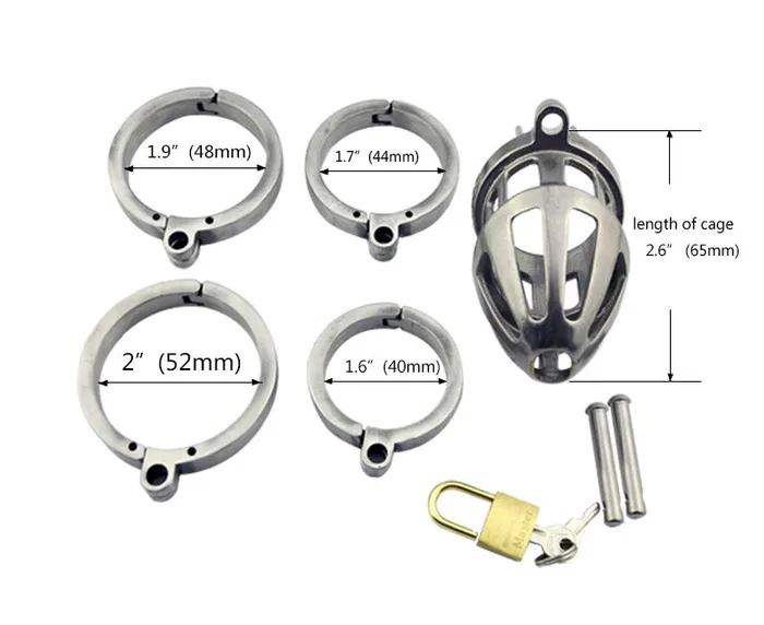 CHASTITY CAGE CO Male Sex Toys CC70 Retro chastity lock for men