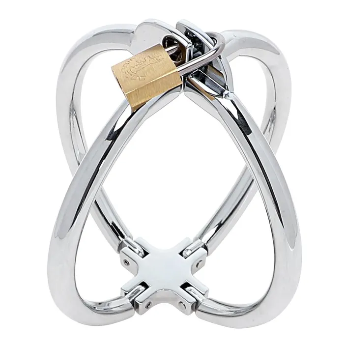 Cuffs Shackles Stainless Steel Cross Wrist Handcuffs Lockable Restraints Bondage Bdsm House of Dasein Couples Cuffs Shackles Stainless Steel Cross Wrist Handcuffs Lockable Restraints Bondage Bdsm House of Dasein Couples