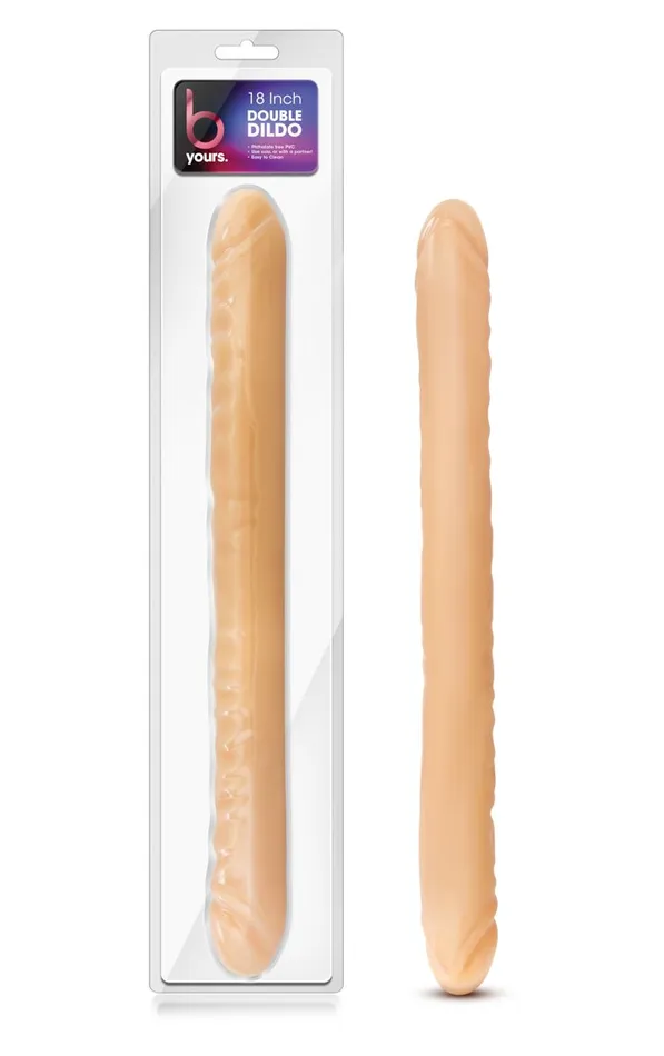 Dildos Blush Novelties B Yours 18 Double Dildo Beige quot