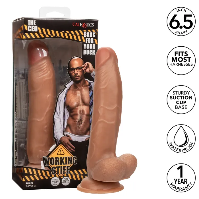 Dildos CalExotics The CEO 85 Inch Realistic Veiny Dildo