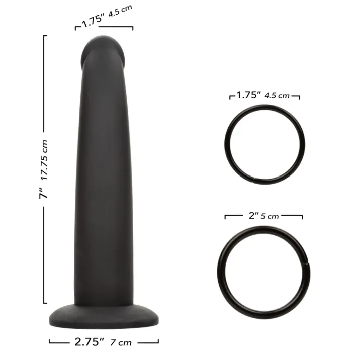 Female Sex Toys CalExotics Onyxxx Pegging Strap on Harness and Dildo Set