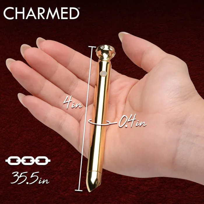 Female Sex Toys Charmed 7x Vibrating Necklace XR Brands
