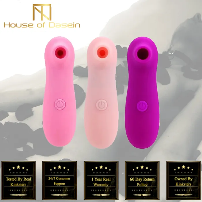 Female Sex Toys House of Dasein Suction Vibrators Sucker Vibrator Sucking Oral Stimulator Nipple Clitoris Suction