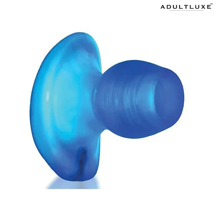 Female Sex Toys Oxballs Glowhole 2 Hollow Buttplug with LED Insert Blue Ox Designs LLCDba Oxballs