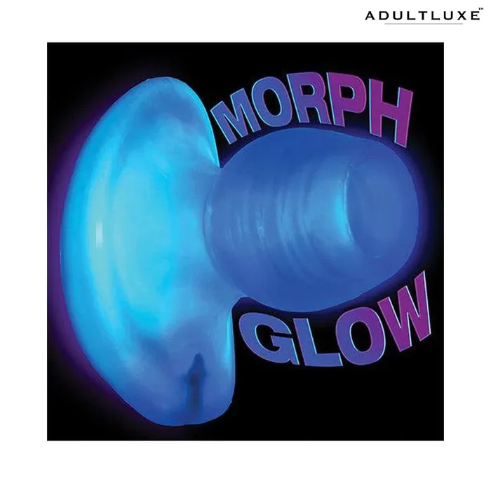 Female Sex Toys Oxballs Glowhole 2 Hollow Buttplug with LED Insert Blue Ox Designs LLCDba Oxballs