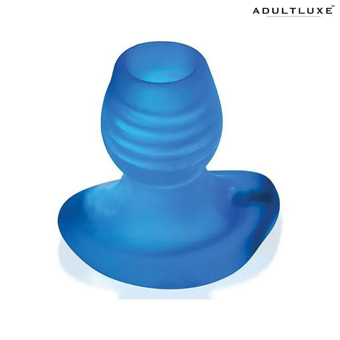 Female Sex Toys Oxballs Glowhole 2 Hollow Buttplug with LED Insert Blue Ox Designs LLCDba Oxballs