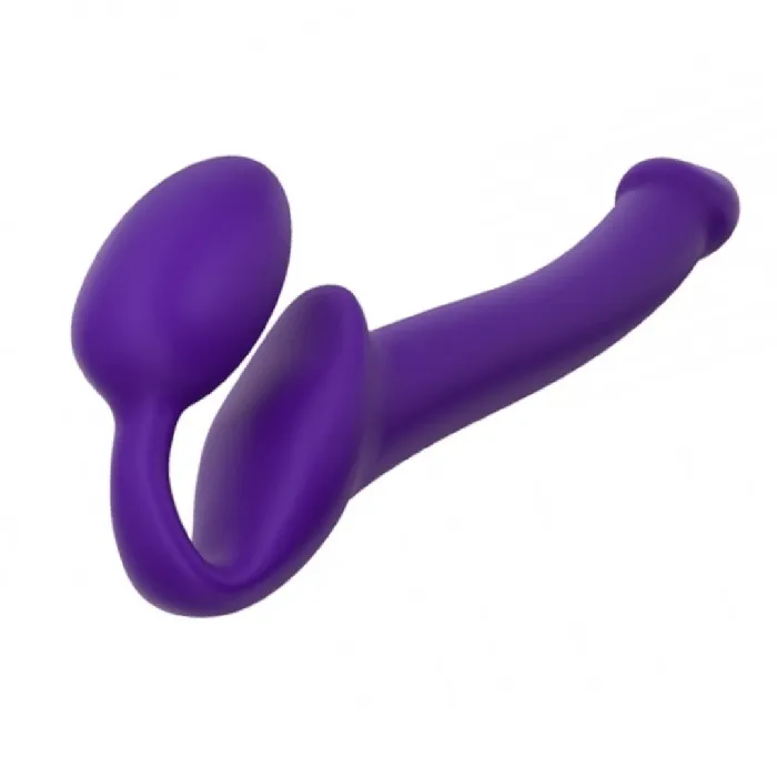 Female Sex Toys StraponMe Small Wearable Strapless StrapOn Dildo Purple Lovely Planet
