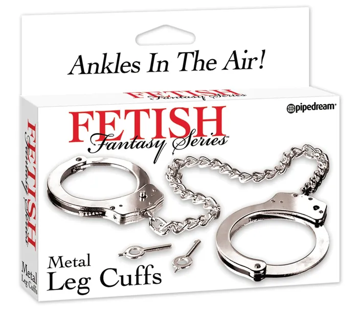 Fetish Fantasy Metal Leg Cuffs Silver Personalcrave Couples